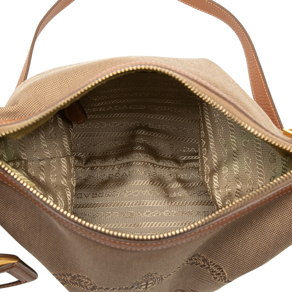 Pre-Loved Prada Canvas Canapa Logo Crossbody - Picture 4 of 6